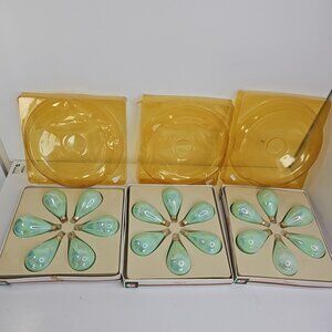 Kurt Adler Iridescent Christmas Ornaments 3 Sets Of 6 (18pcs) Pear Tear Drop